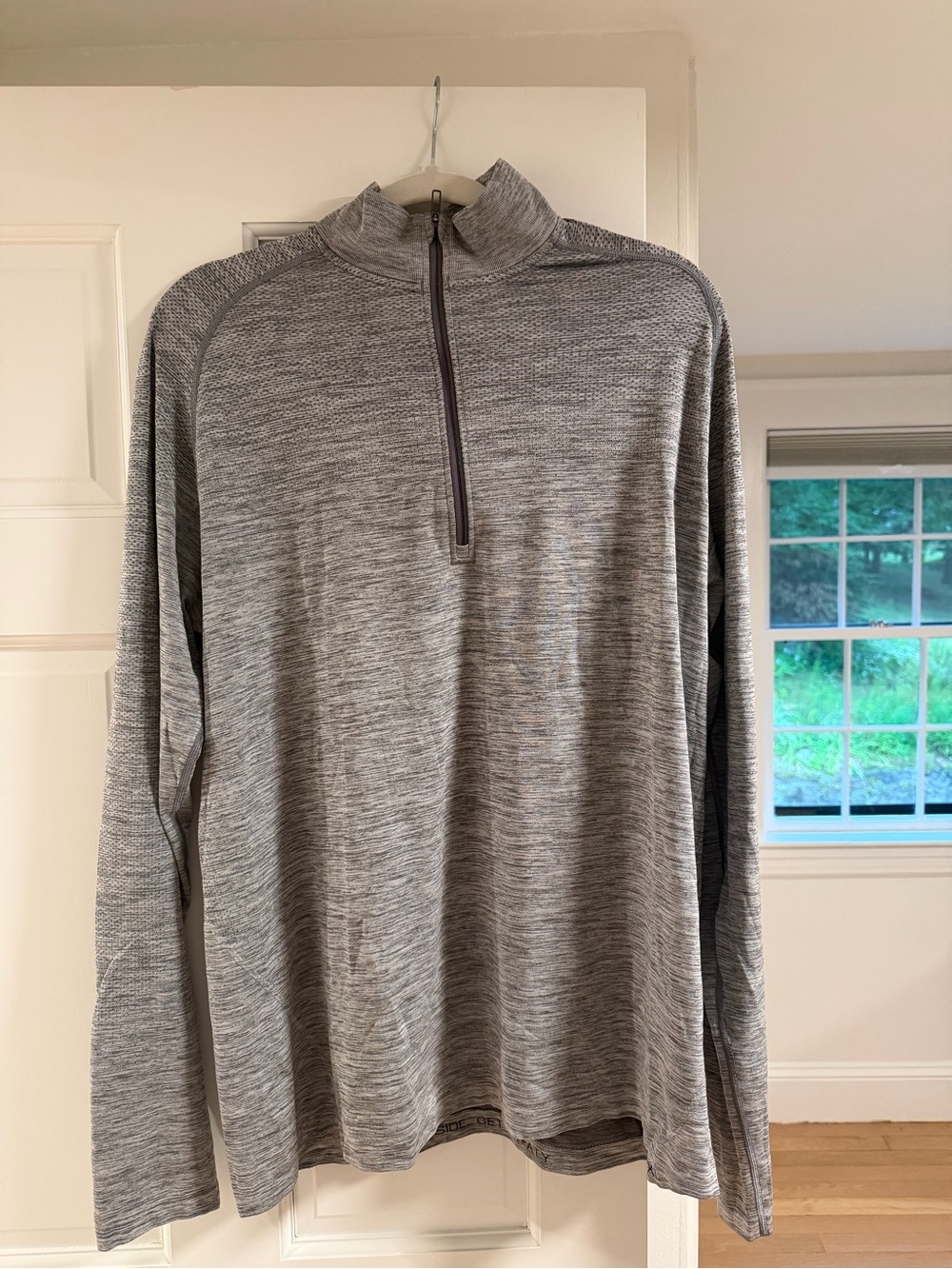 lululemon athletica Gray XL Quarter-Zip Long Sleeve Pullover